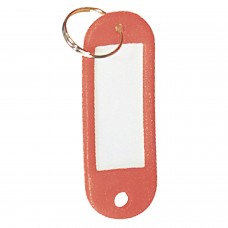 Chaveiro vermelho do suporte de etiqueta