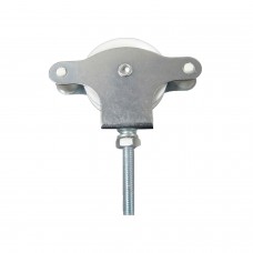 Cabide Wolfpack roldana zincado de 40 mm. Roldana de plástico Screw