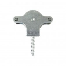 Cabide Wolfpack roldana zincado de 40 mm. Metal Roldana lag