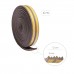 weatherstrip borracha Marron Maurer (Roll 6 metros x 9 mm.)