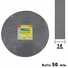 fita cego Wolfpack Grey 14 mm. Rolar 50 metros