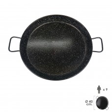 Panela de paella valenciana esmaltada 9 pessoas / 40 cm