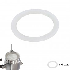 Placa de café de silicone de alumínio clássica Borracha / Indução 2 xícaras (4 unidades)