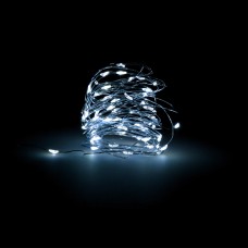 Luces Navidad Microled 40 Leds Color Blanco Frio IP20. A Pilas (2 CR2032 Incluidas)