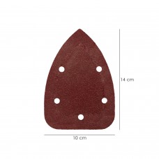 LIJA REC.VELCRO DELTA CON AGU.GR180/10p