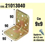 Ângulo de suporte de madeira 90x90x90 mm.