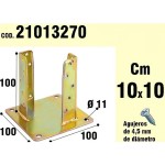 Suporte para âncora de dicromato de madeira 100 mm.