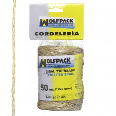 Corda de sisal Nº1 2 Cabos (Bobina 220 gr. / 50 m.)