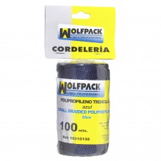Corda trançada de polipropileno azul (bobina de 100 metros)