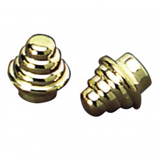 Terminal Barra tubo externo de 12 mm. ouro
